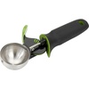 GoodCook Touch Ice Cream Scoop with Trigger, 1/2-Cup Scoop, Black