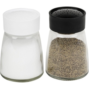 Good Cook Glass Salt and Pepper Shaker Set, 2 oz, Clear(4 oz)