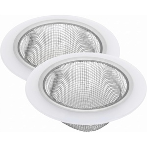 Good Cook Mesh Sink Strainer, Silver, 1 Count(1 Count (Pack of 2))