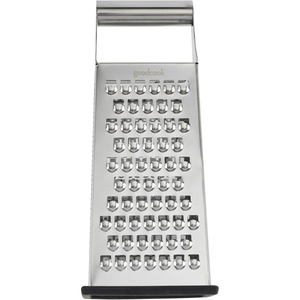 GoodCook Gourmet 4-sided Box Grater, Stainless Steel, Stay Sharp Etched Blades, Non-slip Base