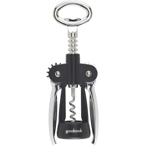 GoodCook Gourmet Deluxe Winged Corkscrew, Stainless Steel Worm, Universal Fit For All Cork Sizes(Winged Corkscrew)